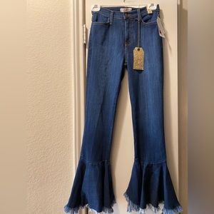 VIBRANT M.I.U. MODAL FLARE JEANS